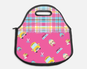 Diy Back To School Sloths 1104 Lunch Tote Print | Sublimation Design | Lunch Tote | Lunch Bag | Lunch Box Png | Digital Download ONLY