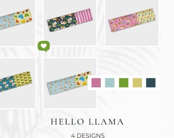 Diy Hello Llama Ice Pop Sleeve Bundle Simple Holder Print | Sublimation Design | Digital Download ONLY