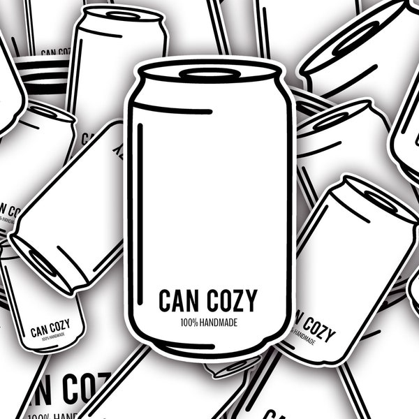 Diy Can Holder Standard Can Cooler Insert Tag 01 Printable | Cozie Sublimation | Sublimation Design | Digital Download ONLY