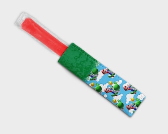 Diy Super Gamer Bricks Inspired 18GP81 Ice Pop Sleeve Simple Holder Print | Sublimation Design | Digital Download ONLY