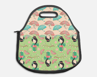 Diy Geisha Girls 0106 Lunch Tote Print | Sublimation Design | Lunch Tote | Lunch Bag | Lunch Box Png | Digital Download ONLY