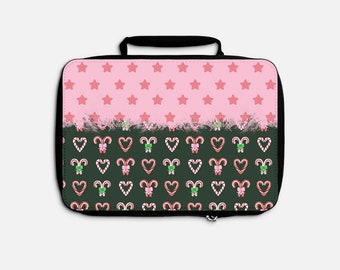 Diy Candy Cane Christmas 0910 Lunch Box Print | Sublimation Design | Lunch Tote | Lunch Bag | Lunch Box Png | Digital Download ONLY