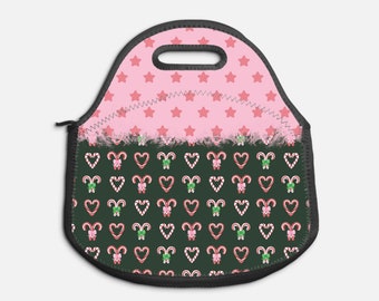 Diy Candy Cane Christmas 0910 Lunch Tote Print | Sublimation Design | Lunch Tote | Lunch Bag | Lunch Box Png | Digital Download ONLY