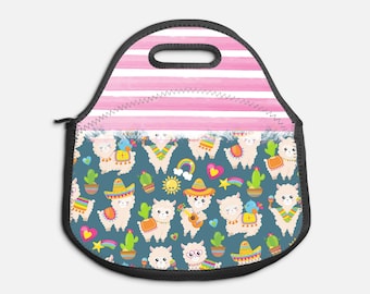 Diy Hello Llama 0902 Lunch Tote Print | Sublimation Design | Lunch Tote | Lunch Bag | Lunch Box Png | Digital Download ONLY