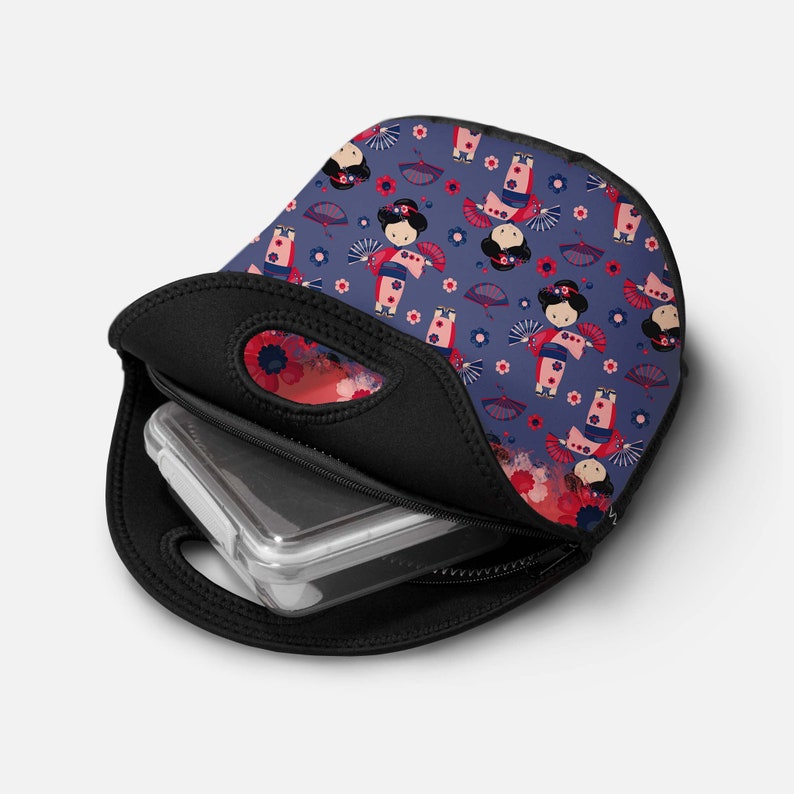 Diy Geisha Girls Lunch Tote Print | Sublimation Design | Lunch Tote Png | Lunch Bag Png | Lunch Box Png | Digital Download ONLY