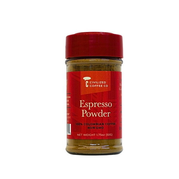 Espresso Powder for Baking & Smoothies (Non-GMO) 1.75 oz