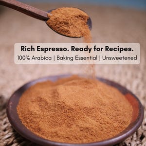 Polvo de espresso para hornear y batidos (sin OMG) 1.75 oz imagen 2