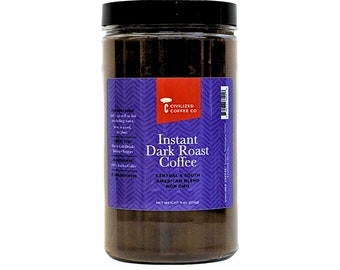 Instant Dark Roast Coffee (Central & South America) 9 oz