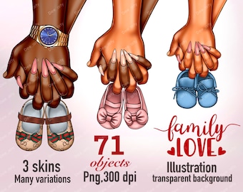 Family love clipart, Baby shoes clipart, Parents love clipart, Baby clipart, Mom and dad, Family clipart, Newborn clipart, Instant Download