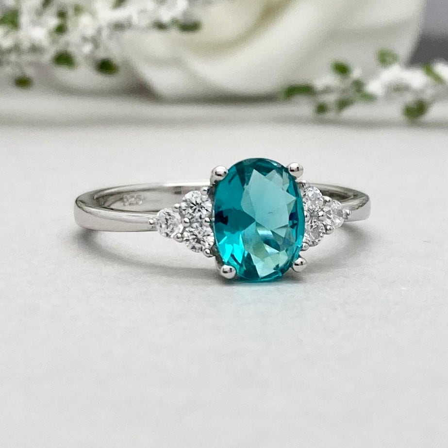 Indicolite Blue Tourmaline And White Diamond 14K Yellow Gold Halo Ring  0.70ctw - PAC463 | JTV.com