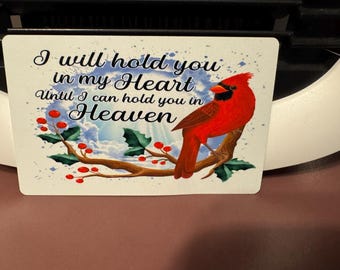 Cardinal heaven sentimental wallet card