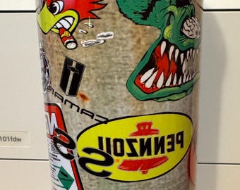 classic cars  20 Ounce Tumbler SECONDS(NOT PERFECT) this tumbler is printed mirrored (backwards)