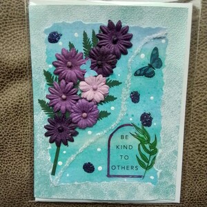 Be kind to others blank card