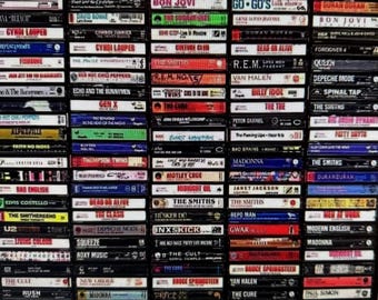 80's Hair Bands Cassette Tapes Tumbler