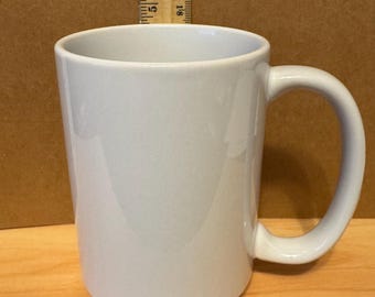 coffee cup 15 ounce white - customizable