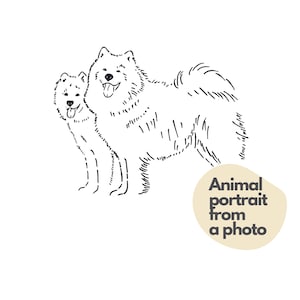 Custom Pet Portrait, Tender Pet Portraits, Handcrafted Masterpiece from Photo, The Perfect Gift for Pet Owners