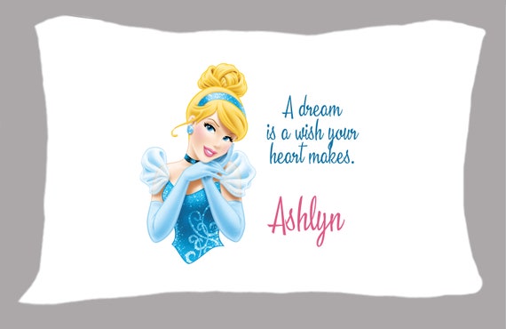 Cinderella personalized pillowcases
