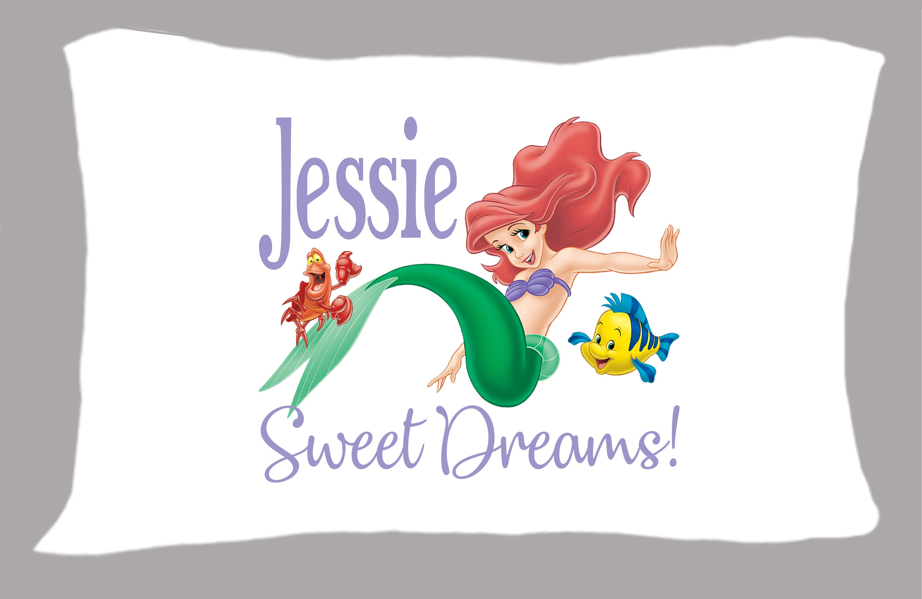 ariel pillowcase