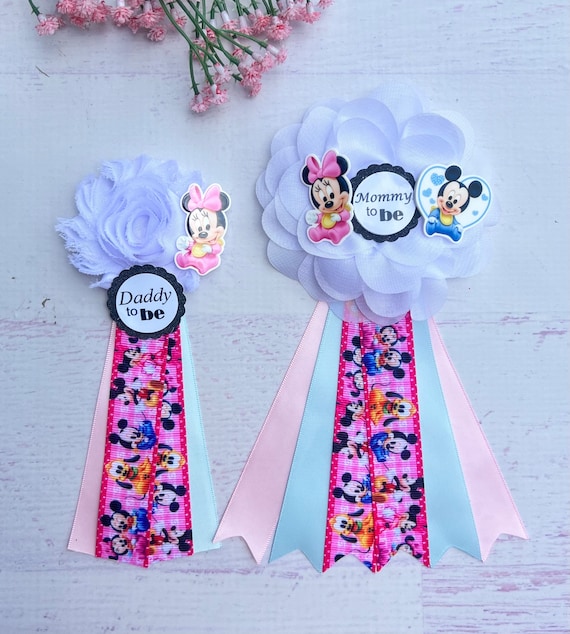 Mickey Minnie Mouse Baby Shower Sash Baby Mickey Minnie  display picture 3