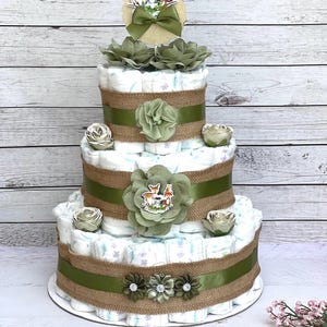 Woodland Diaper Cake Boy Woodland Baby Shower Baby Shower Gift Baby Il 300x300.6618598022 Aqzd