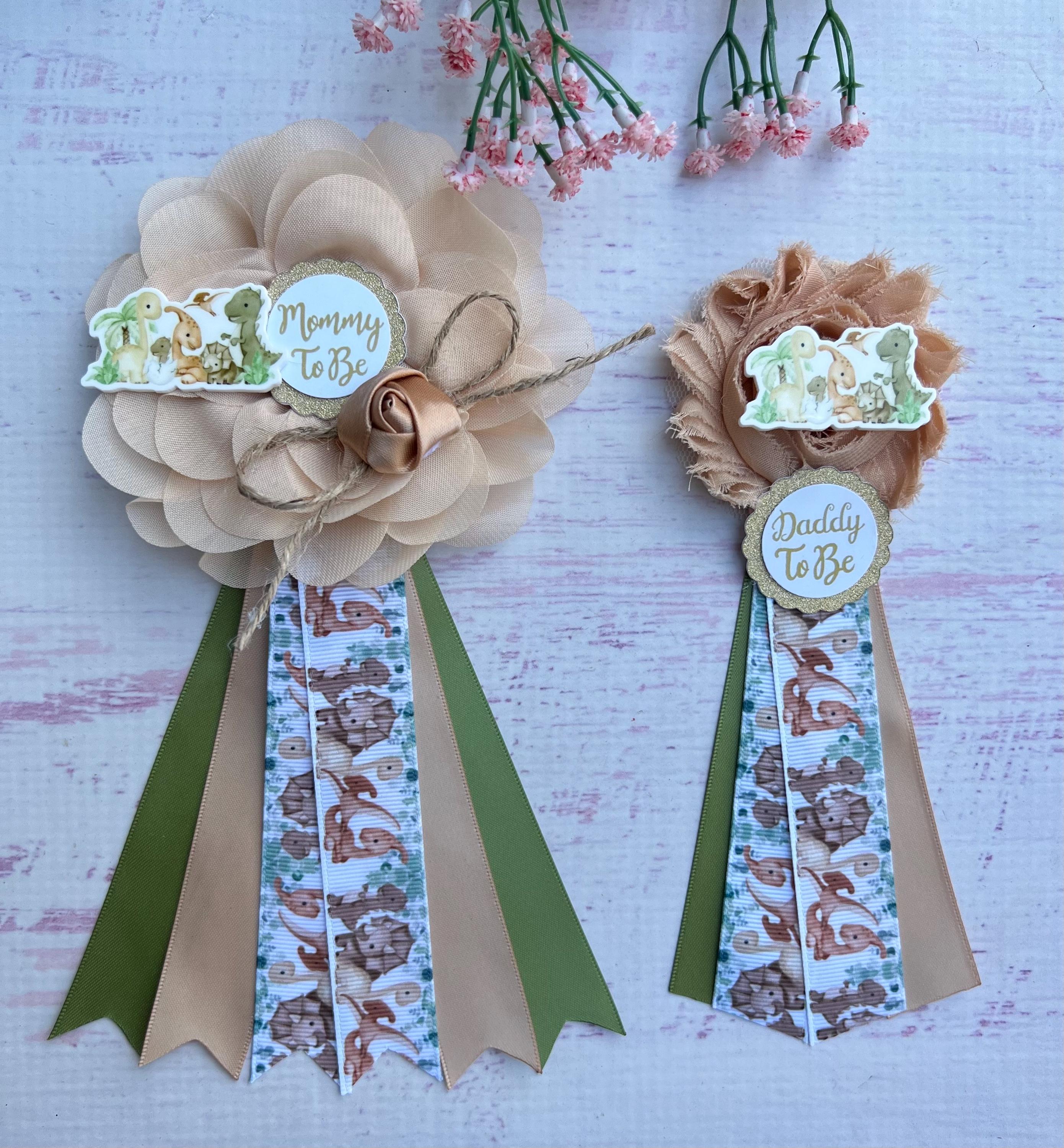 Dinosaur Baby Shower Sash Dino Maternity Sash Dino Baby 