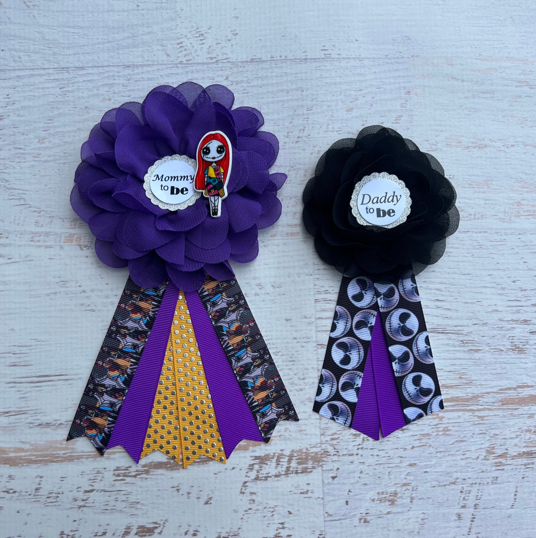 Nightmare Before Christmas Baby Shower Corsage ,mommy to Be Corsage ...