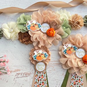 Faja de calabaza para baby shower Faja de calabaza para maternidad Faja de otoño para baby shower Faja de embarazo Faja para futura mamá Faja para la barriguita Faja de maternidad de otoño