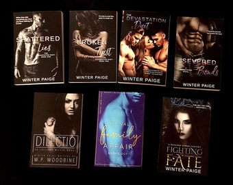 Signed Paperback Romance Novels by Winter Paige