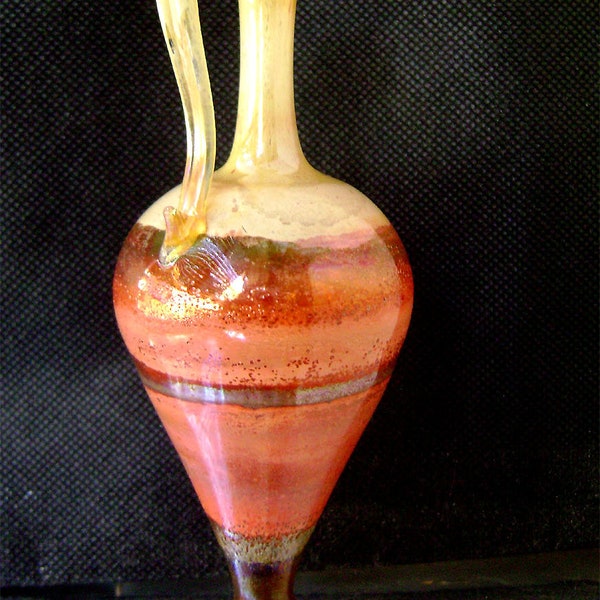 Art Nouveau Loetz Diana Cisele Miniature Pitcher Ewer Christopher Dresser 1900s