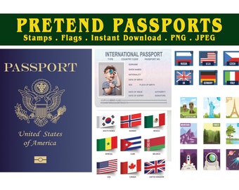Passport Stamps Etsy Passport Stamps Etsy
