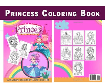 Princess Coloring Book: Global Cultures, Educational Travel Gift
