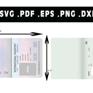 Printable Pretend US Passport With Stamps Visas and World Flags, USA ...