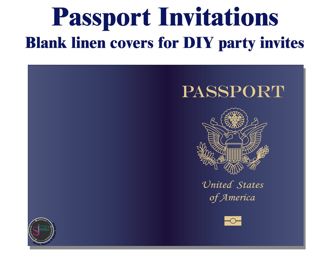 Pack of Kids Blank Passport Covers for School Projects, Traveler Notebooks, DIY Wedding ...