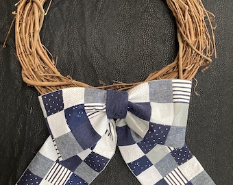 Large Patchwork Quilted Bow