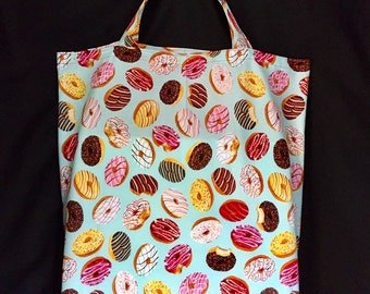 Reusable foldable shopping bag  - Donuts