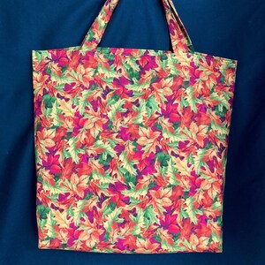 Reusable Foldable Shopping Bag - Fall Leaves