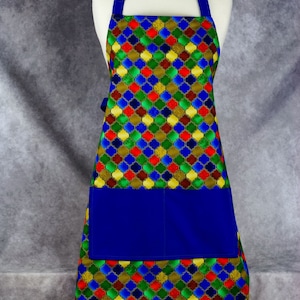 Reversible Apron - Jewel Tones