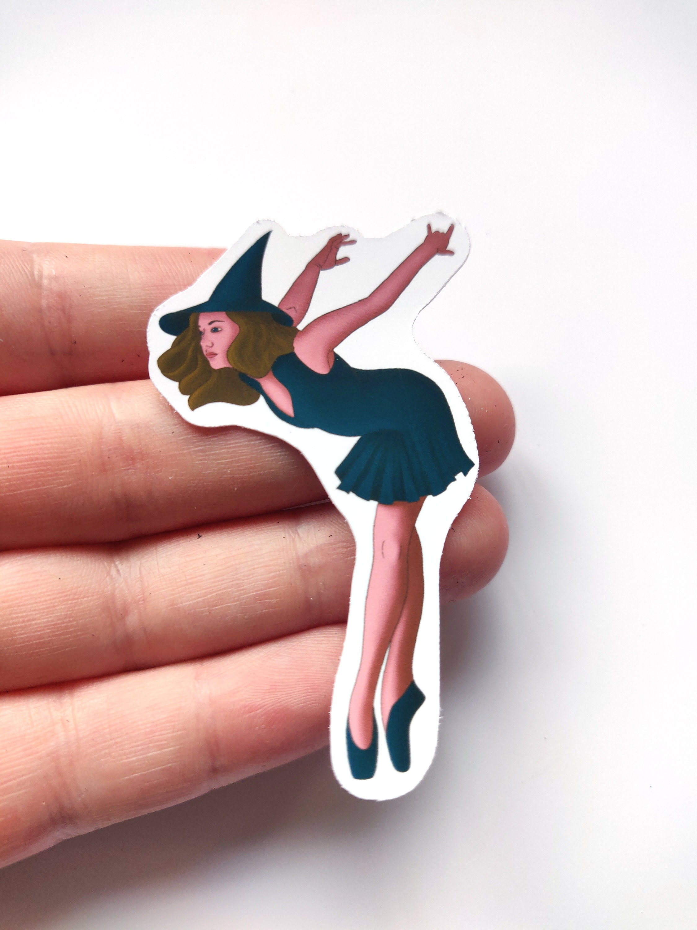 Witch Sticker Laptop Sticker Cute Magical Stickers Etsy UK