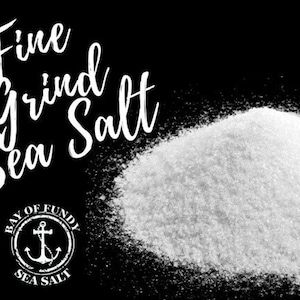 Fine Grind Sea Salt, 1 oz, Bay of Fundy Sea Salt Co. Gourmet Sea Salts