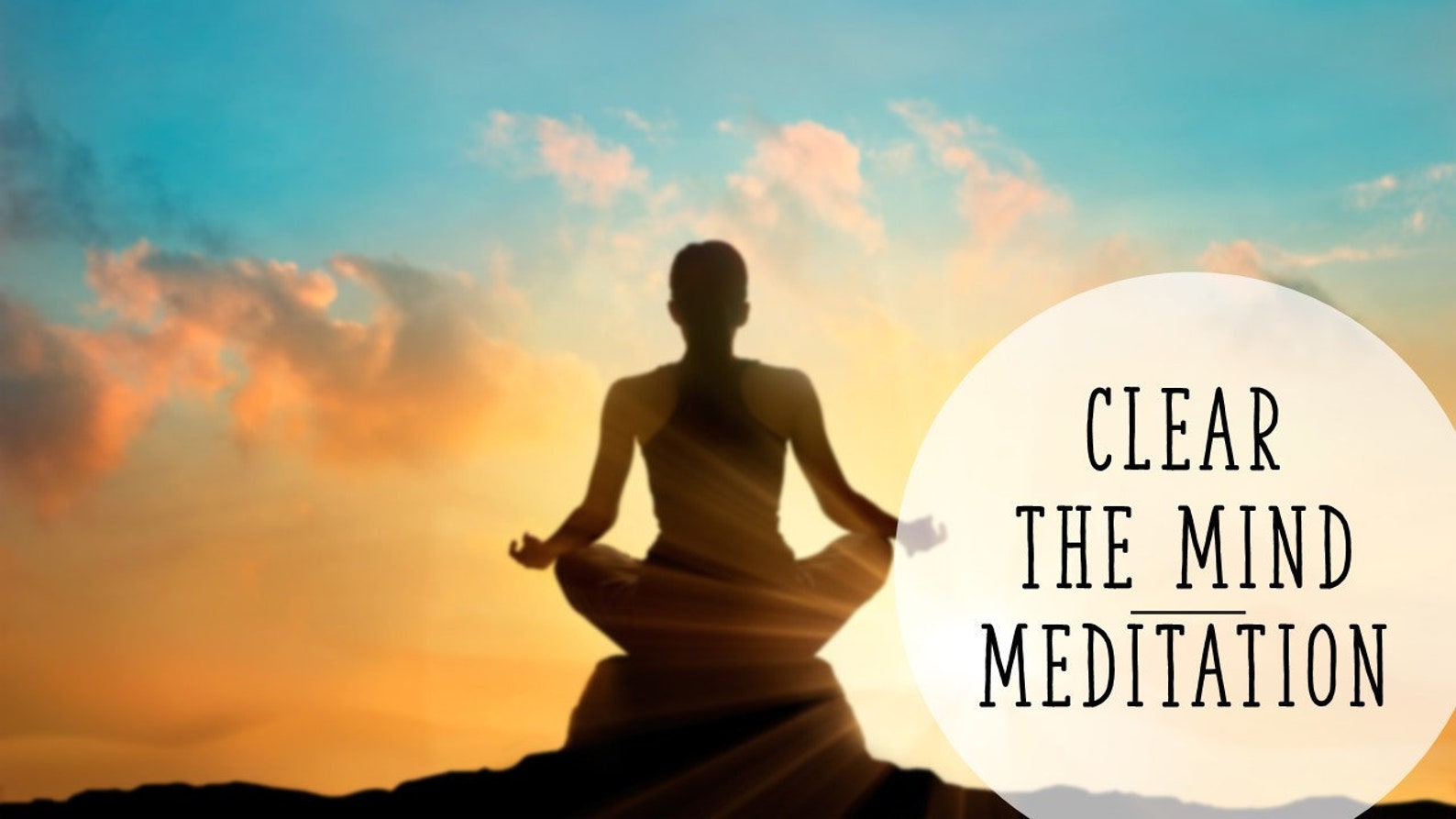 Clear the Mind Meditation Quiet the Mind Relaxing Meditation Etsy