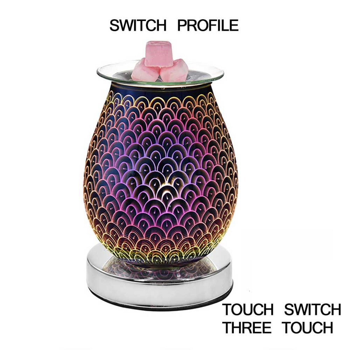 Electric Aromatherapy Lamp Wax Melt Incense Burner 3D Touch Etsy