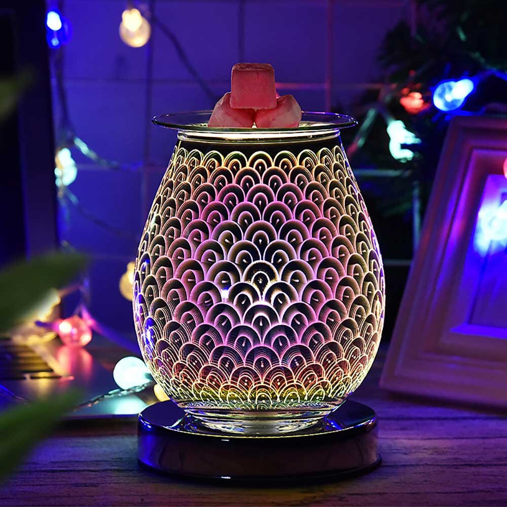 Electric Aromatherapy Lamp Wax Melt Incense Burner 3D Touch Etsy