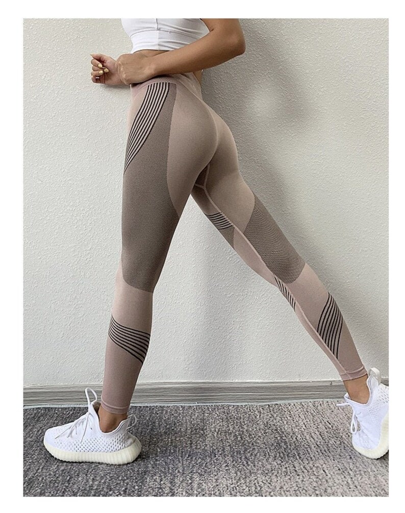 Stretch Pants Sports Trousers Hip-Lifting Fitness Pants Leggings High Waist Yoga Pants Women/'s Running Pants Quick-Drying Yoga Pants