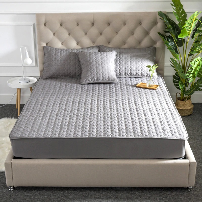 Luxurious Mattress Protector Washable Bed Cover Queen Size Etsy