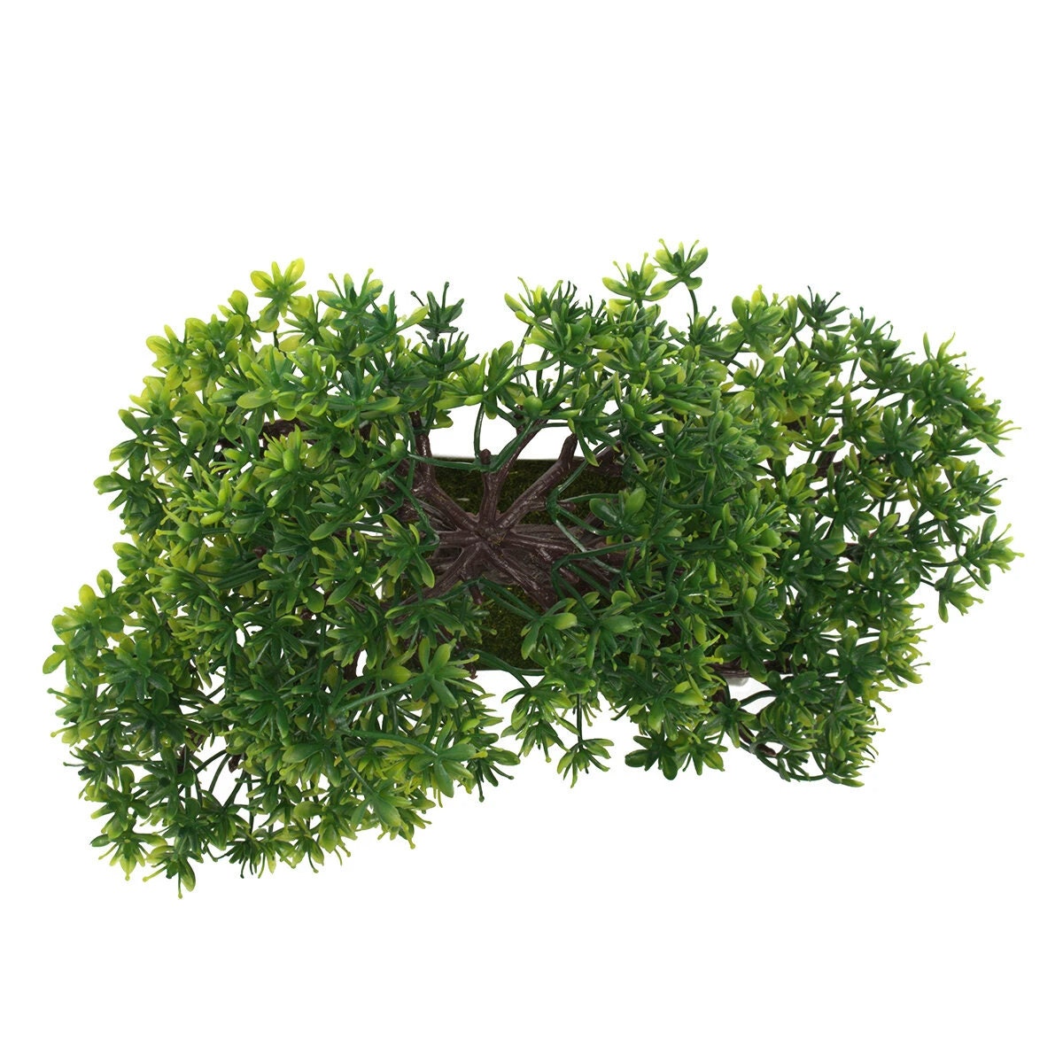 Artificial Bonsai Tree Small Fake Tree with White Square Pot Etsy