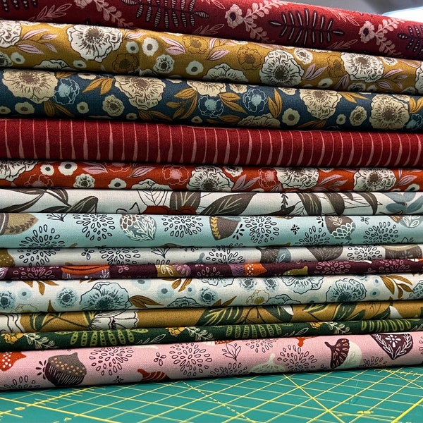 Autumn Slow Stroll Fall  - 13 Pc Fat Quarter Bundle - Moda - Fancy That House Design