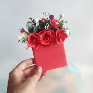 Pocket boutonniere red wedding boutonniere Prom boutonniere Groomsmen flower lapel pin Boutonniere for groom Gothic wedding pocket flower
