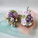 Corsage and boutonniere set lavender prom corsage groomsmen lapel pin baby shower corsage purple corsage wristlet wedding wrist corsage 