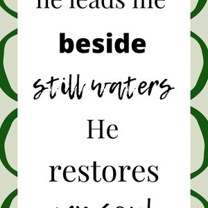 Printable Scriptures for Anxiety - Etsy