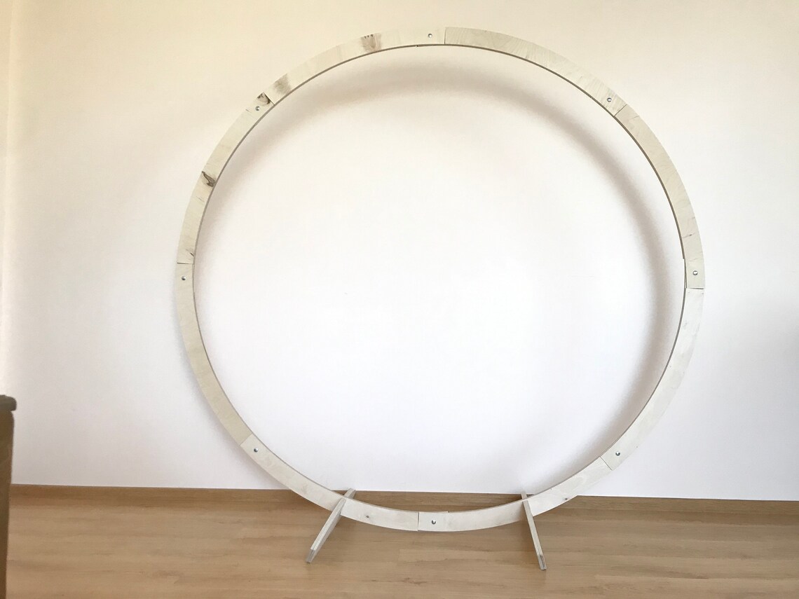 Round Wedding Arch /plywood arch/ Ceremony arch Wedding/ Etsy